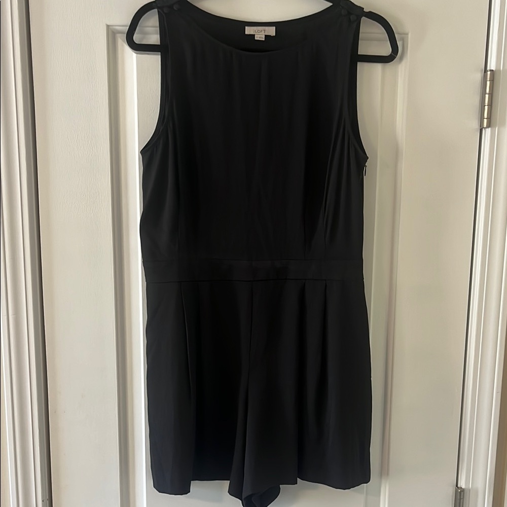 Black Sleeveless Romper